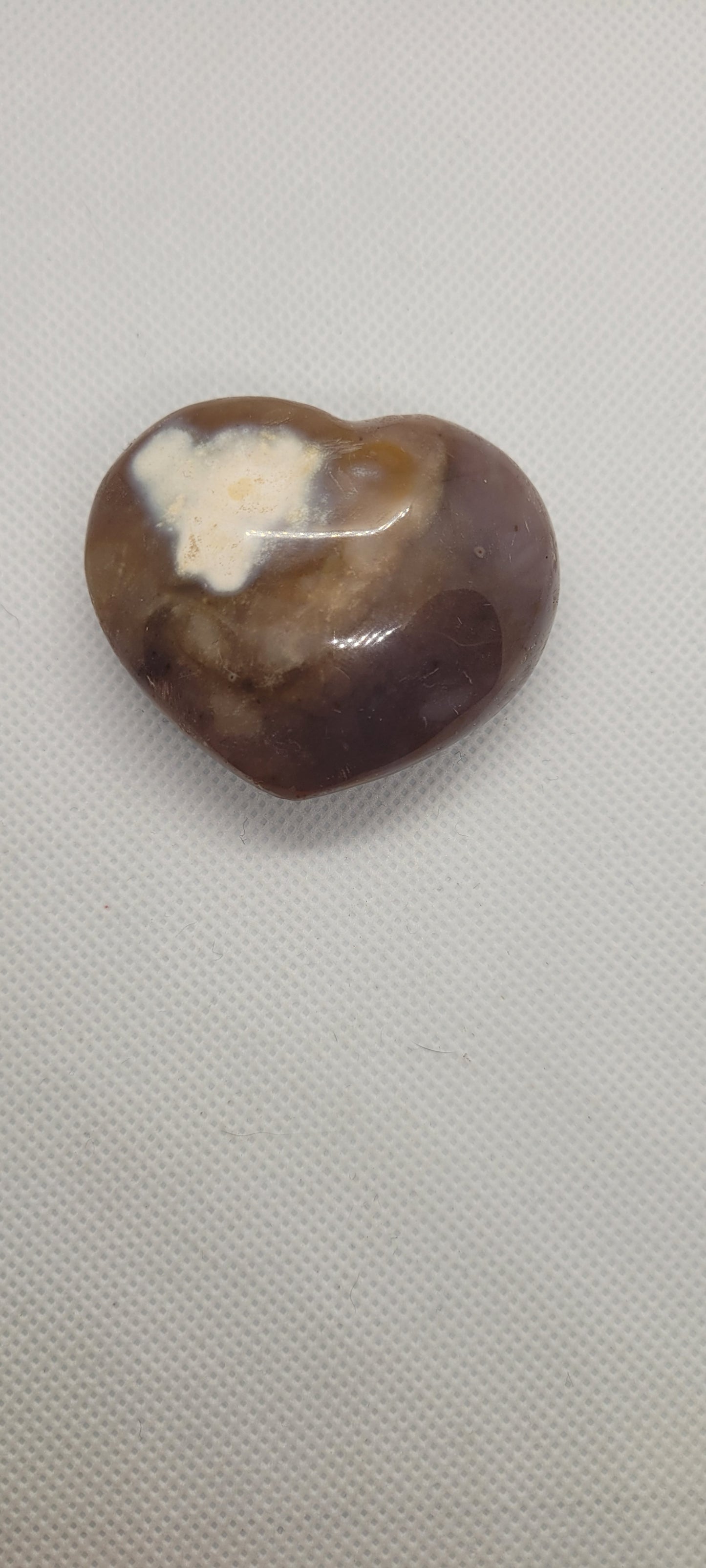 Purple Ocean Jasper heart.