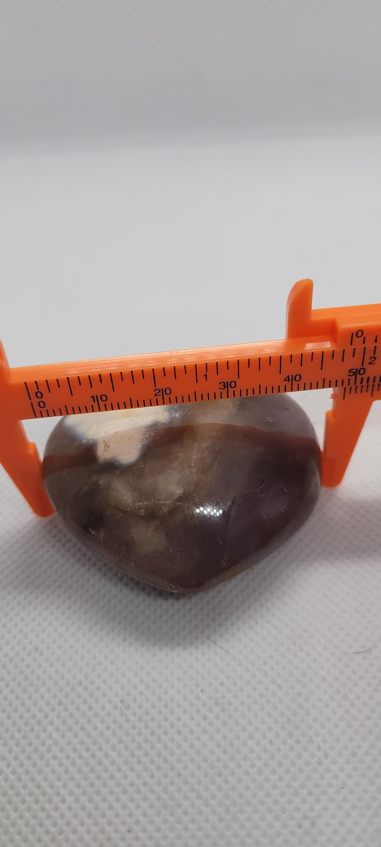 Purple Ocean Jasper heart.