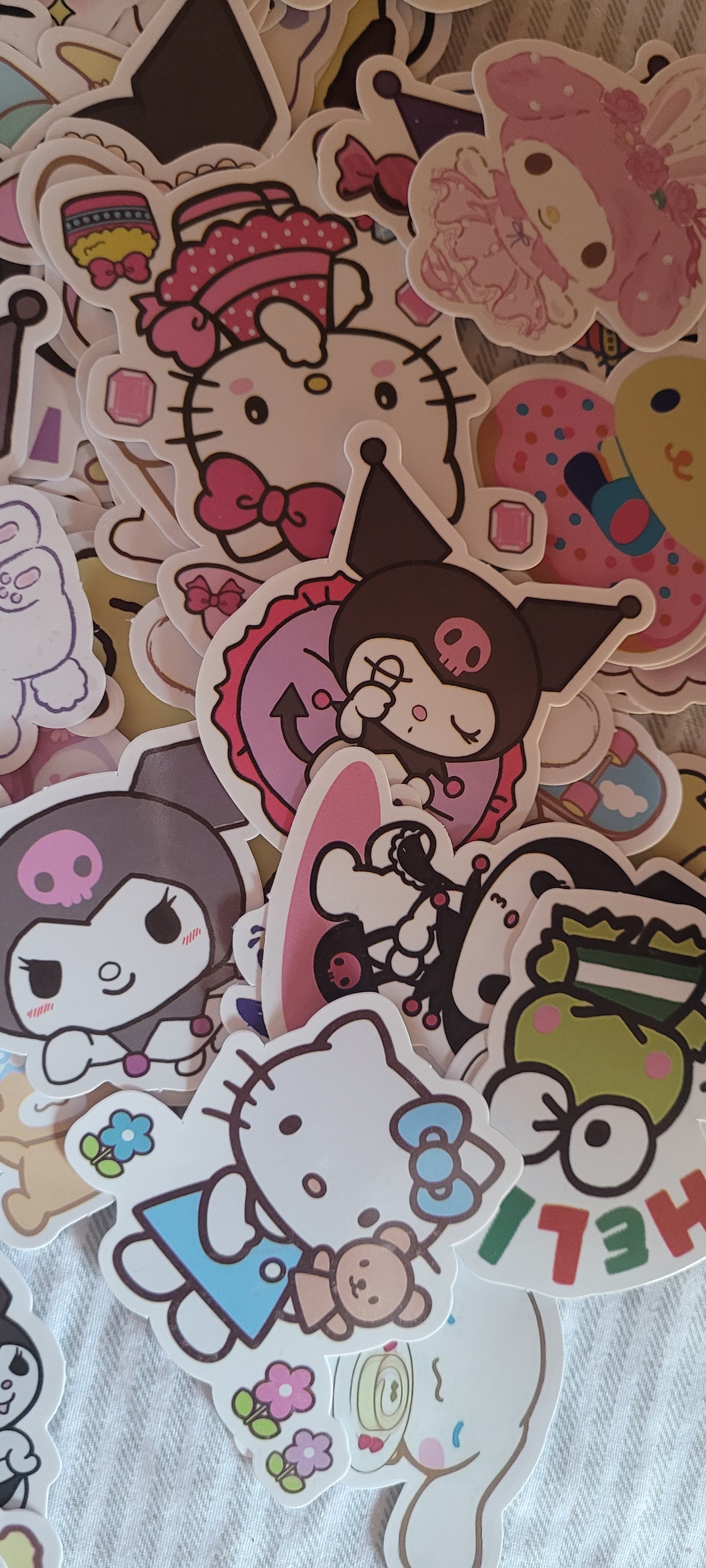 6 pcs sticker set.