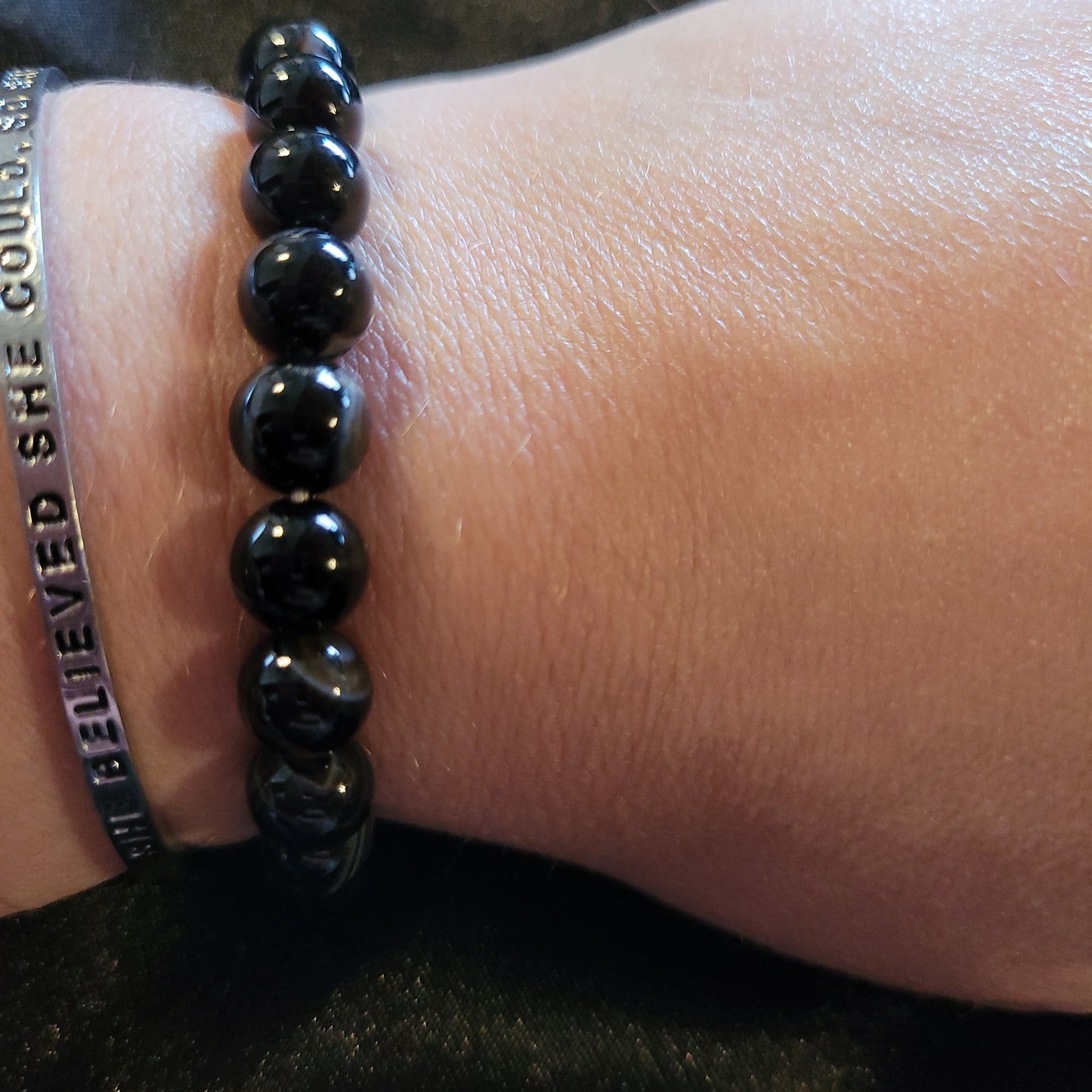 Black agate Bracelet