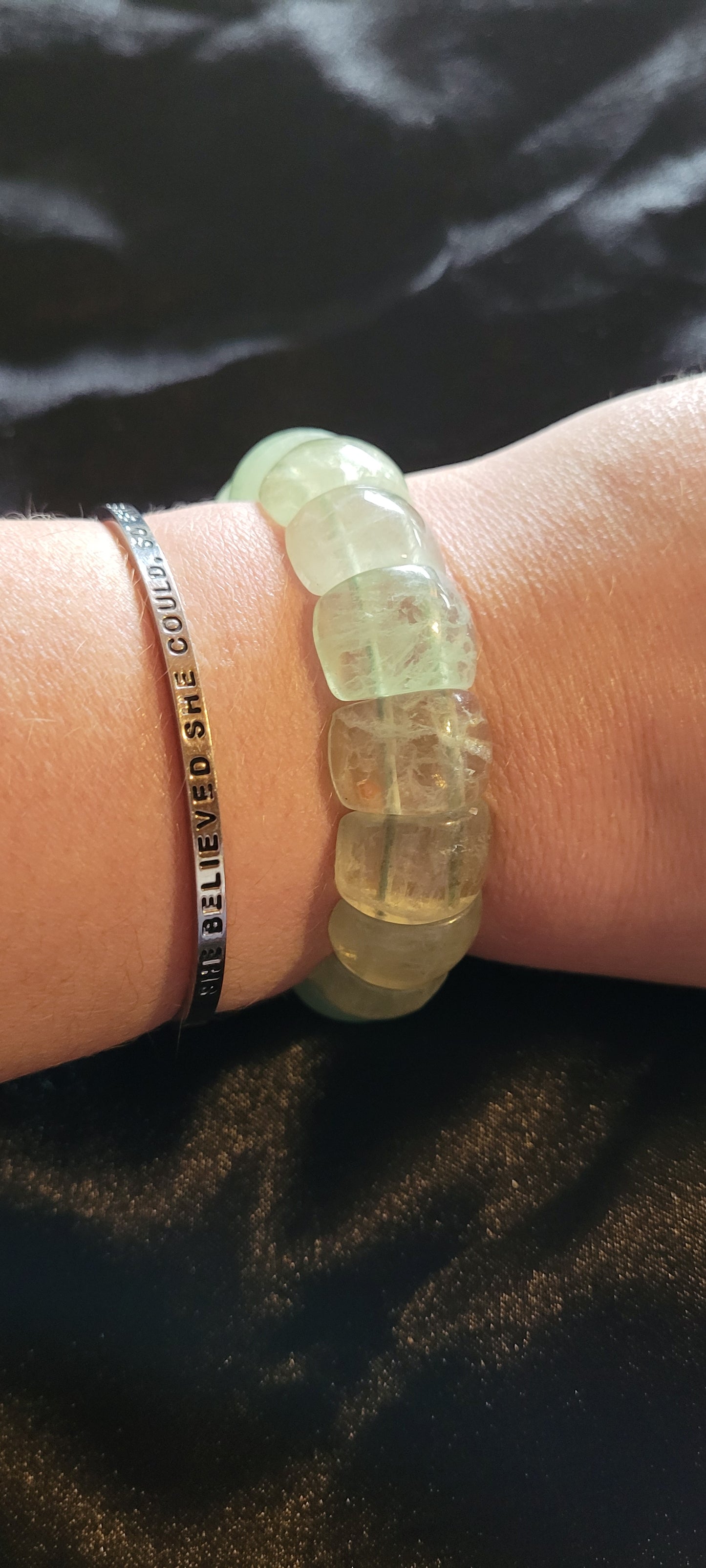 Green Fluorite Bracelet